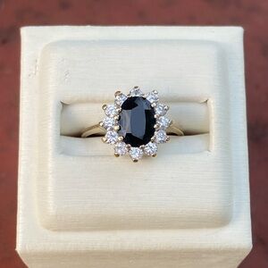 9k Princess Diana Inspired Ring
